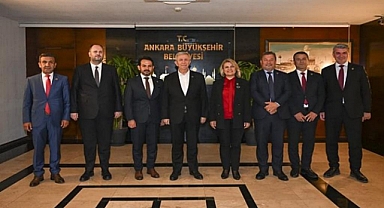 Başkan Hürriyet, ABB Başkanı Mansur Yavaş'ı Ziyaret Etti