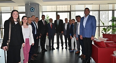 Başkan Zeyrek, MTSO Yönetimini ağırladı