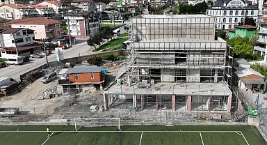 Hasan Doğan Gençlik Merkezi hızla yükseliyor