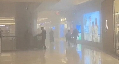 İstinye'de Bulunan Bir AVM'de Çıkan Yangın Panik Oluşturdu