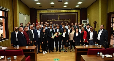 Muhtarlardan Başkan Özer’e Hayırlı Olsun Ziyareti