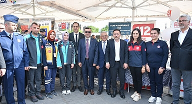 Başkan Büyükkılıç, Vali Çiçek İle Emniyet’e yeni alınan araçlarla şehir turu attı