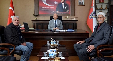 Başkan Kalay, Meslektaşı Emniyet Müdürü Loğoğlu'nu Ziyaret Etti 