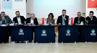 Başkan Mustafa Oktay Aksu,  Muhtarlar İle Bir Araya Geldi