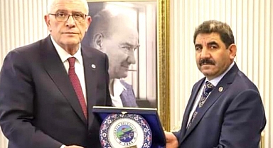 Başkan Özdemir'den Dervişoğlu'na Hayırlı Olsun Ziyareti