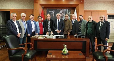 Gazetecilerden Hasan Mutlu'ya Hayırlı Olsun Ziyareti