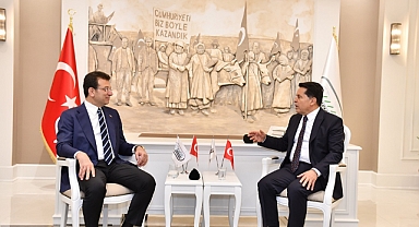 Karabat ve İmamoğlu'ndan Başkan Özer'e Tebrik Ziyareti