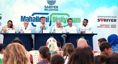 Başkan Aksu, Rumeli Kavağı Sakinleriyle Buluştu