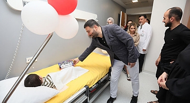 Başkan Öztekin’den Sünnet Olan Çocuklara Ziyaret