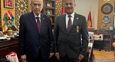 Devlet Bahçeli'ye Gaziler Haftası Ziyareti 