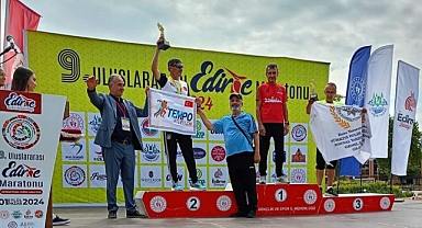 Edirne Maraton Yarışmasında Ödül Alan Meslektaşlarına TEŞEKKÜR Etti 