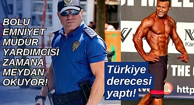 Emniyet Müdürü Vücut Geliştirme Yarışmasında 3'üncü Oldu