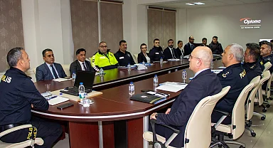 Bilecik İl Emniyet Müdürlüğü'nde değerlendirme toplantısı düzenlendi