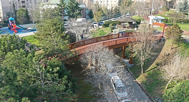 Kâğıthane’de Yaya Köprüsü Açılışa Hazırlanıyor