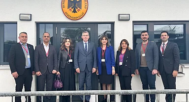 Karabağlar AB Komisyonu'ndan Almanya Başkonsolosluğu'na ziyaret