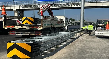 Kocaeli Büyükşehir'den 65 bin metre oto korkuluk