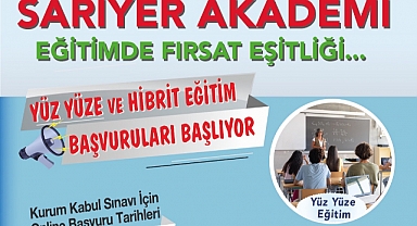 Sarıyer Akademi 2025-2026 Sınav Başvuruları Yarın Başlıyor