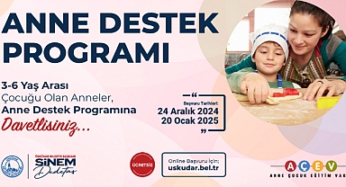Üsküdar'da 'Anne Destek Programı' Başlıyor