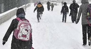 Birçok ilde eğitime kar engeli!