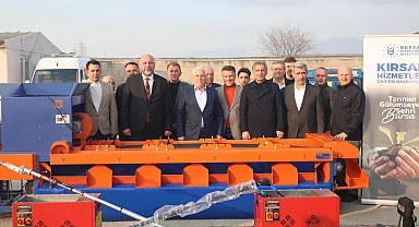 Bursa Büyükşehir’den kırsala ekipman desteği