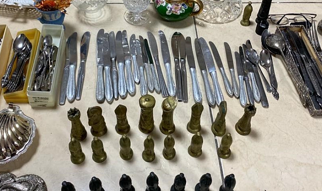 Değeri 1 milyon liranın üzerinde antika eşya çaldılar! 4 şüpheli yakalandı