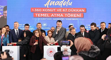 Gaziantep Güneyşehir’de bin 427 sosyal konuta daha temel