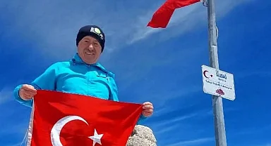 Uludağ'ın zirvesine astığı bayrağa ceza!
