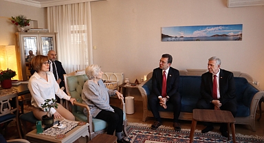 Yavaş ve İmamoğlu Av. Gönül Özdağ'ı Ziyaret Etti