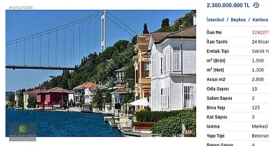 İstanbul Boğazı’nda Yalısını Satan Kaçıyor