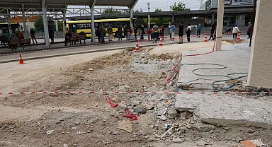 Bursa Terminali’nde altyapı çalışmaları hızlandı