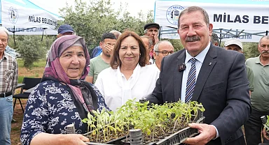 Muğla Milas’ta 300 üreticiye dağıtım gerçekleştirildi