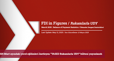 2025 yılının ilk çeyreğinde Türkiye’ye 3 Milyar Dolarlık Yatırım