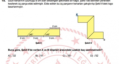 2025 LGS; A Kitapçığına Göre Matematik 15 inci Soruda 3 Doğru Seçenek Var!
