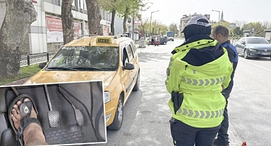 Şort Ve Terlik Giyen Şoförler Yandı