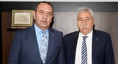 Başkan Palandöken'den Başkan Karakaya'ya Nezaket Ziyaret