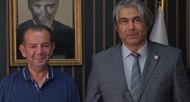 BTP Teşkilat Başkan Yardımcısı Mustafa Şükür Aycı, Başkan Tanju Özcan'ı Ziyaret Etti