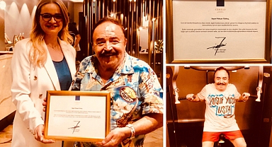 Sanatçı Pekcan Türkeş'e, Conrad'dan 25. Yıl Plaketi