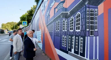 Bursa’nın turizm haritası duvarlarda canlanıyor