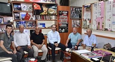 Kaymakam Özdemir'den Şehitler Derneği'ne İade-i Ziyaret