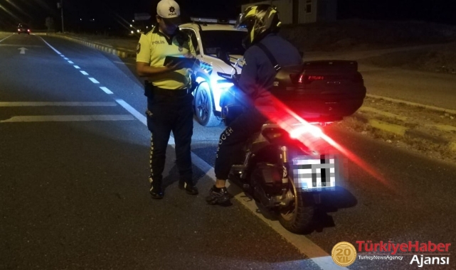 Plakasız, Ehliyetsiz, Abart Egzoz Kullanan Motosikletlilere Ceza