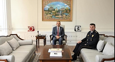 Edirne'nin Yeni Emniyet Müdürü Ayhan,Vali Sezer'i Ziyaret Etti