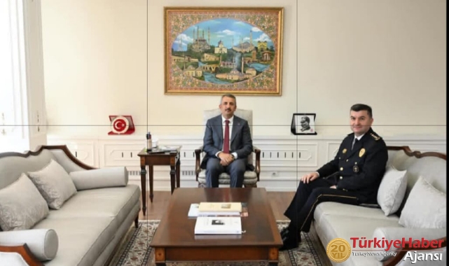 Edirne'nin Yeni Emniyet Müdürü Ayhan,Vali Sezer'i Ziyaret Etti
