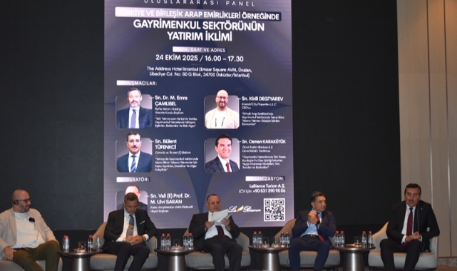 İstanbul'da 'BAE Örneğinde Gayrimenkul Sektörünün Yatırım İklimi' Zirvesi