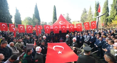 Balıkesir, şehit Uzman Çavuş Emre Sayın'ı son yolculuğuna uğurladı