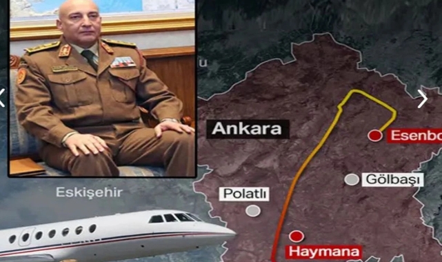 Libya Genelkurmay Başkanının da içinde bulunduğu Özel Jet düştü!