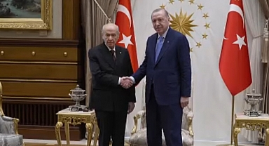 Cumhurbaşkanı Erdoğan, Bahçeli ile görüştü