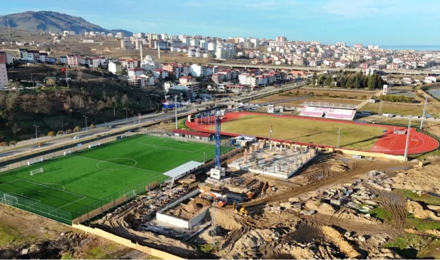 Ordu Altınordu’ya modern spor kompleksi yükseliyor