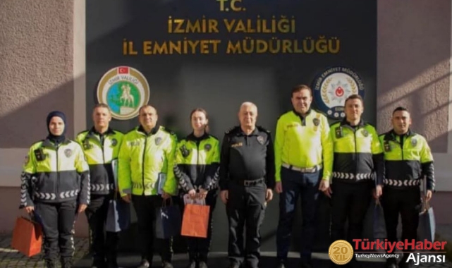 Dikkatli Ve Duyarlı Trafik Polisleri Ödüllendirildi 