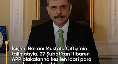 Bakan Çiftçi duyurdu: 