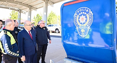 EGM Demirtaş'tan Şehit Fethi Sekin Sürüş Teknikleri Eğitim Tesisi'ne Ziyaret